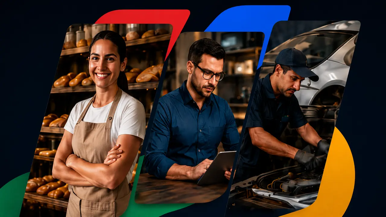 Clientes de UneteMedia: emprendedora de pastelería, profesional y técnico automotriz