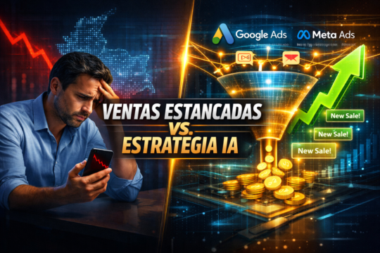 ¿Tus ventas se congelaron en 2025? La «Fórmula Híbrida» de Google y Meta Ads que está salvando a las Pymes en Colombia este 2026