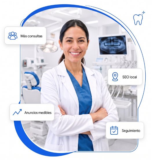 Odontóloga y resultados de marketing digital