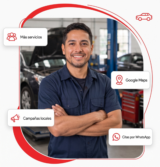 Taller automotor y resultados de marketing digital